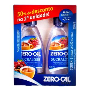 Quantas calorias em 3 gotas (0,2 ml) Adoçante Sucralose Líquido?