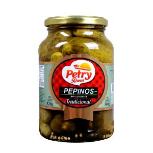 Quantas calorias em 3 pepinos (50 g) Pepino em Conserva?