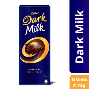 Quantas calorias em 3 quadradinhos (14,2 g) Darkmilk?