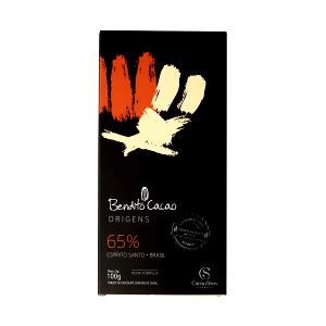 Quantas calorias em 3 quadrados (25 g) Bendito Cacau 65%?