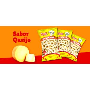 Quantas calorias em 3 unidades (20 g) Biscoito de Polvilho Doce?