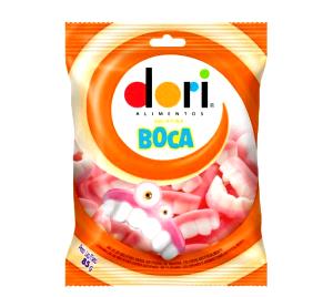 Quantas calorias em 3 unidades (20 g) Gelatina Boca?