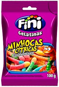 Quantas calorias em 3 unidades (20 g) Minhocas Cítricas?