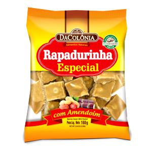 Quantas calorias em 3 unidades (20 g) Rapadurinha com Amendoim?