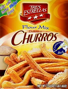 Quantas calorias em 3 unidades (25 g) Delírios de Churros?