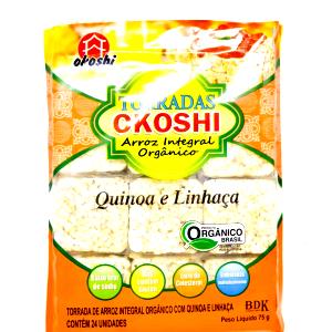 Quantas calorias em 3 unidades (29 g) Torradas de Arroz Integral?