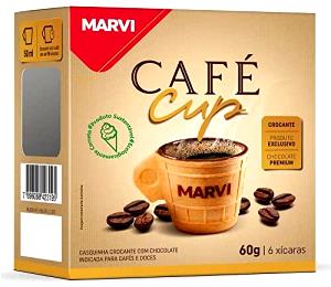 Quantas calorias em 3 unidades (30 g) Café Cup?