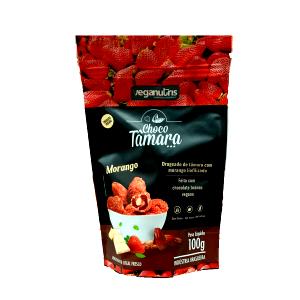 Quantas calorias em 3 unidades (30 g) Choco Tâmara Morango?