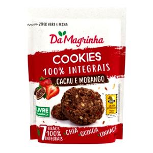 Quantas calorias em 3 unidades (30 g) Cookies 100% Integrais Cacau?