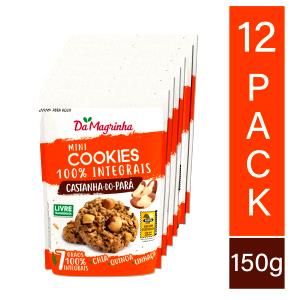 Quantas calorias em 3 unidades (30 g) Cookies 100% Integrais Castanha do Pará?