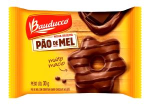 Quantas calorias em 3 unidades (30 g) Pão de Mel com Cobertura de Chocolate Ao Leite?