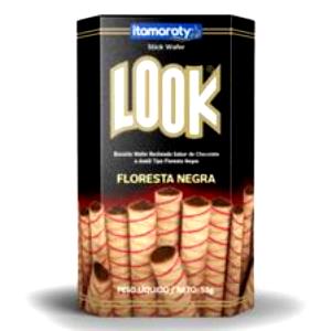 Quantas calorias em 3 unidades (30 g) Wafer Recheado Floresta Negra?