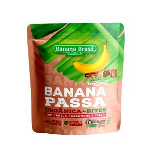Quantas calorias em 3 unidades (50 g) Banana Passa?