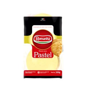 Quantas calorias em 3 unidades (50 g) Massa para Pastel?