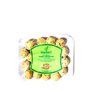 Quantas calorias em 3 unidades (60 g) Mini Salgado Frango com Brócolis e Couve Flor?