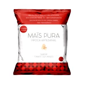 Quantas calorias em 3 xícaras (25 g) Pipoca Tomate Defumado?