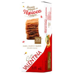 Quantas calorias em 38 unidades (30 g) Biscoito Salgado de Tapioca Integral?