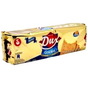 Quantas calorias em 4 1/2 biscoitos (30 g) Dux Golden?