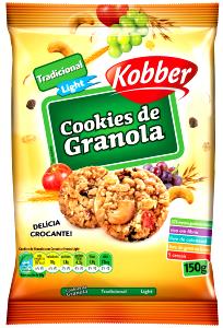 Quantas calorias em 4 biscoitos (30 g) Cookies de Granola Tradicional Light?