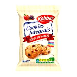 Quantas calorias em 4 biscoitos (30 g) Cookies Integrais Torta de Maça?