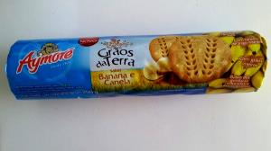 Quantas calorias em 4 biscoitos (30 g) Grãos da Terra Banana e Canela?