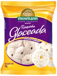 Quantas calorias em 4 biscoitos (30 g) Rosca com Glacê?