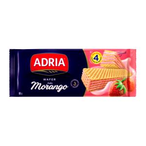 Quantas calorias em 4 biscoitos (30 g) Wafer Mousse Morango?