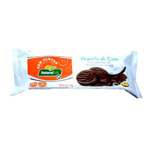 Quantas calorias em 4 biscoitos (36 g) Biscoito de Coco com Cobertura de Chocolate Meio Amargo?