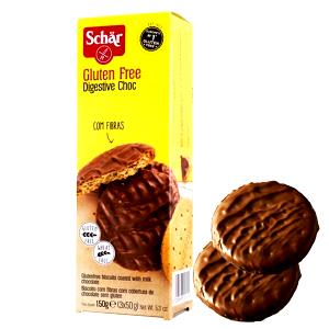 Quantas calorias em 4 biscoitos (50 g) Digestive Choc?