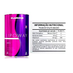 Quantas calorias em 4 cápsulas (4,16 g) Lipoway Reduce?