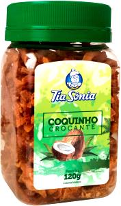 Quantas calorias em 4 colheres de chá (12 g) Coquinho Crocante?