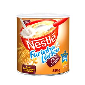 Quantas calorias em 4 colheres de sopa (30 g) Farinha Láctea?