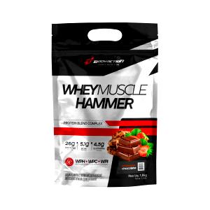 Quantas calorias em 4 colheres de sopa (39,8 g) Whey Muscle Hammer?