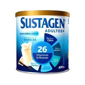 Quantas calorias em 4 colheres de sopa (40 g) Sustagen Baunilha?