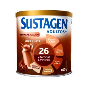 Quantas calorias em 4 colheres de sopa (40 g) Sustagen Chocolate?