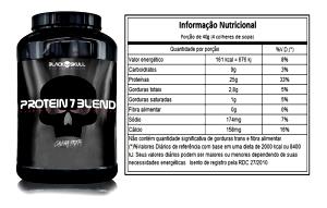 Quantas calorias em 4 colheres de sopa (40 g) Whey Protein 7 Blend?