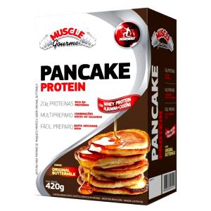 Quantas calorias em 4 colheres de sopa (60 g) Pancake Protein?