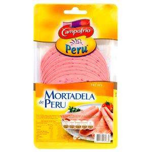 Quantas calorias em 4 fatias (40 g) Mortadela de Peru Light?