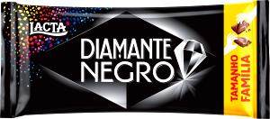 Quantas calorias em 4 quadradinhos (25 g) Diamante Negro?