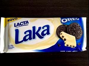 Quantas calorias em 4 quadradinhos (25 g) Laka Oreo (25g)?