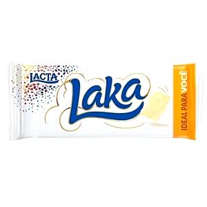 Quantas calorias em 4 quadrados (25 g) Chocolate Laka?