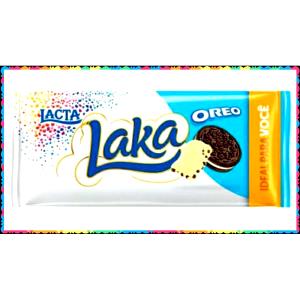 Quantas calorias em 4 tabletes (25 g) Chocolate Branco com Oreo?