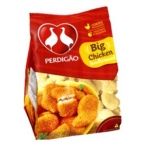Quantas calorias em 4 unidades (130 g) Nuggets Big Chicken Tradicional?