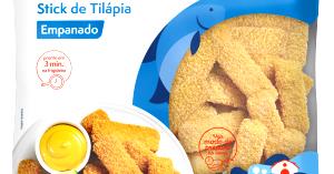 Quantas calorias em 4 unidades (130 g) Tirinhas de Tilápia?