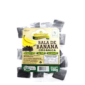 Quantas calorias em 4 unidades (20 g) Bala de Banana Orgânica?