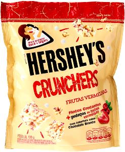 Quantas calorias em 4 unidades (20 g) Crunchers Frutas Vermelhas?