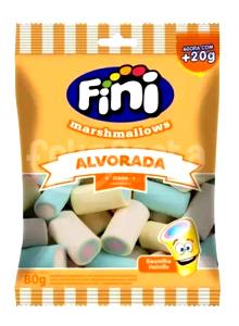 Quantas calorias em 4 unidades (20 g) Marshmallow?