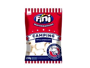 Quantas calorias em 4 unidades (20 g) Marshmellow Camping?