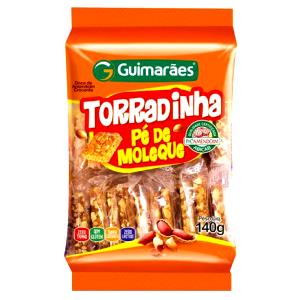 Quantas calorias em 4 unidades (20 g) Pé de Moleque Crokito?