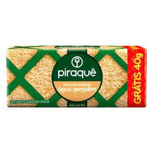 Quantas calorias em 4 unidades (30 g) Biscoito Salgado Água Gergelim?